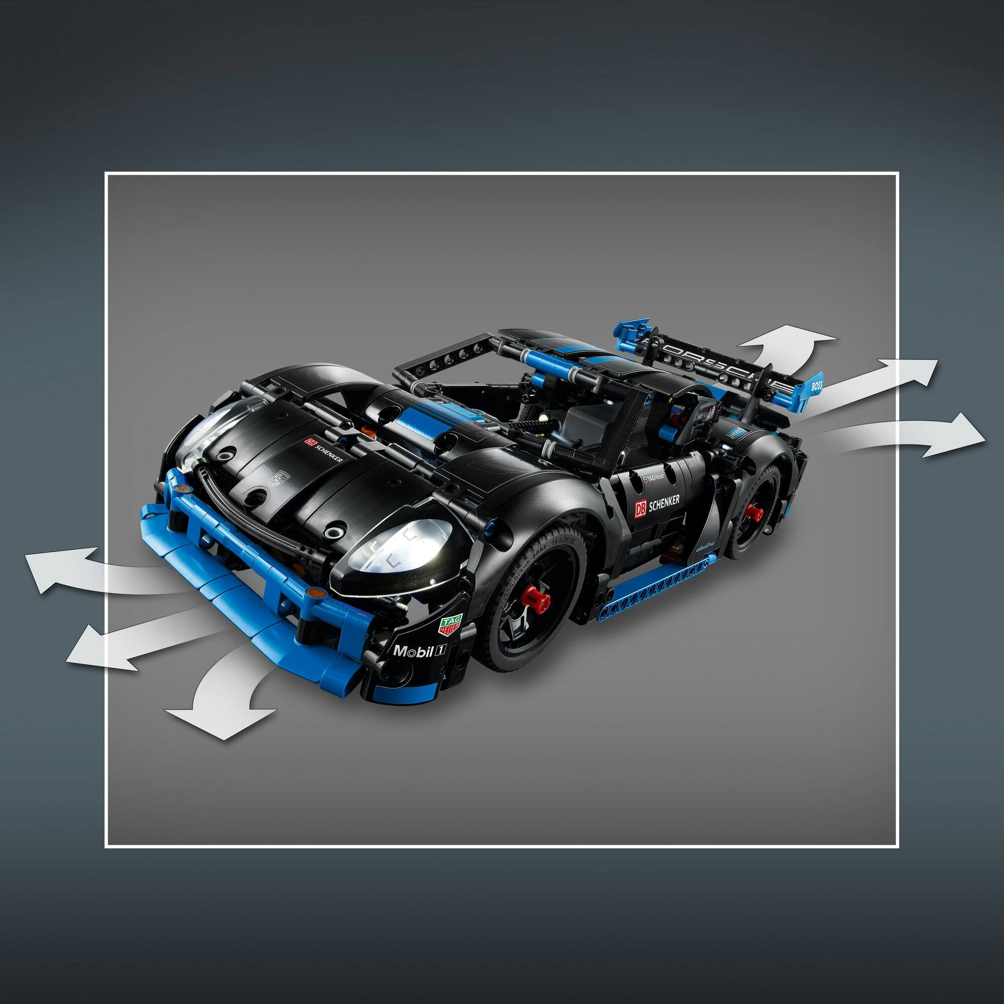 LEGO® Technic™ Porsche GT4 e-Performance Race Car Toy 42176